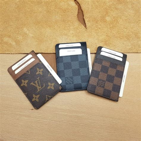 lv card holder men black|luxury card holders for men.